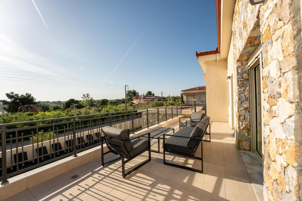 Kalisun Exclusive Villas Nea Kallikrateia Bagian luar foto